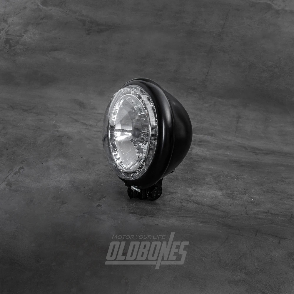 1 шт. OLDBONES Кафе Racer дальний и Ближний светильник винтажный Мотоцикл Круглый CNC