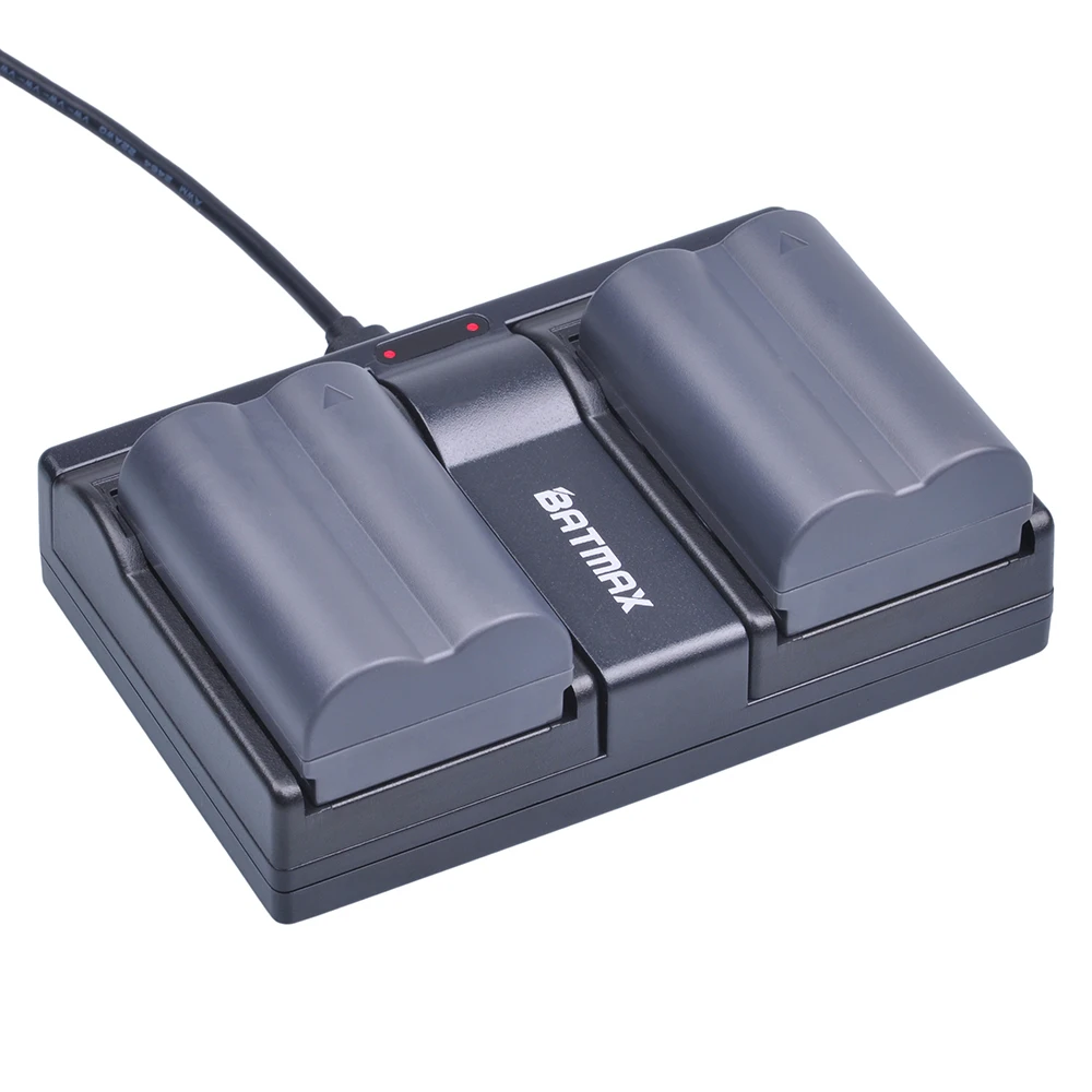 Batmax 1 шт. 1800 мАч BP 511 511A батарея + USB Двухканальное зарядное устройство для Canon G6 G5 G3 G2
