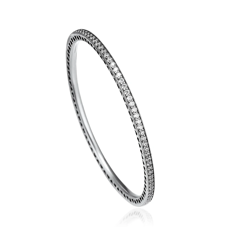 Серебряные браслеты 100% Серебро 925 пробы хорошее ювелирное изделие для Для женщин