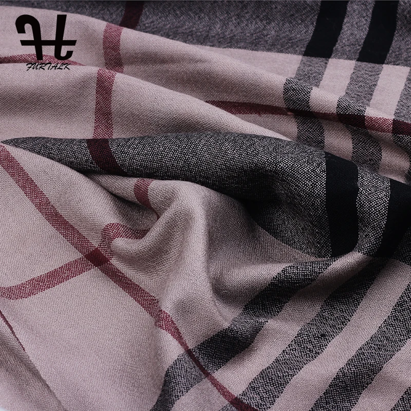 Furtalk Плед Теплые Мягкие Элегантные Кашемир Чувствовать Себя Шарф Обруча Унисекс