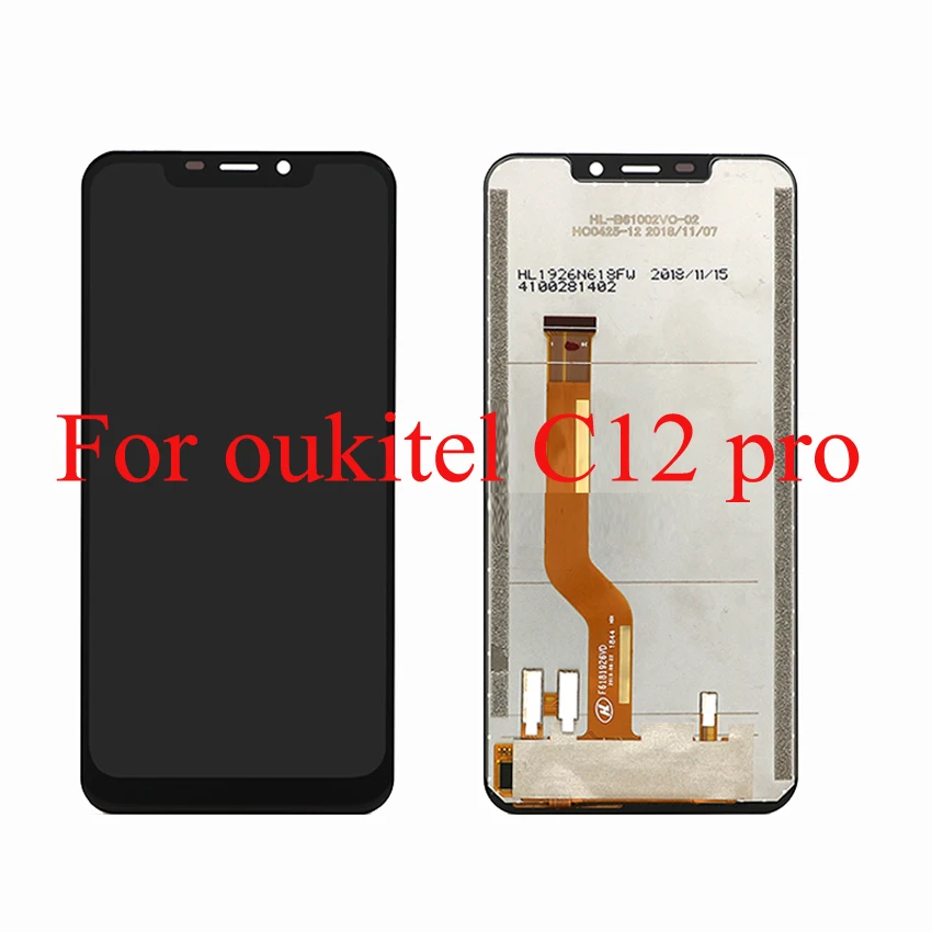 Черный ЖК-дисплей LTPro для Oukitel C12 Pro сенсорный экран дигитайзер в сборе запчасти