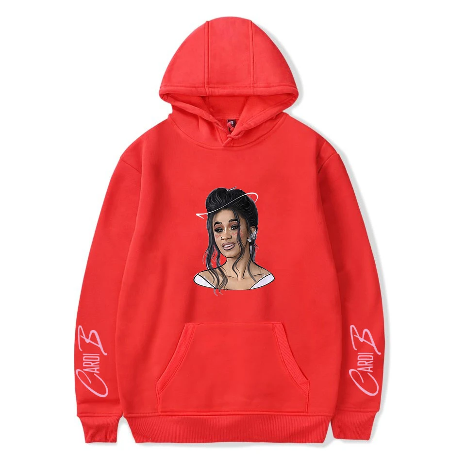 Осень Cardi B толстовки для женщин и мужчин модные толстовки хип-хоп худи Cardi B Женские/толстовки для девочек пуловер черная одежда