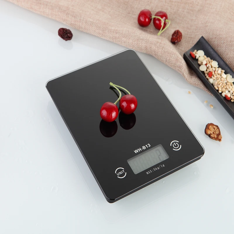 

Электронные кухонные весы для дома, 5 кг, 1 г, почтовые, цифровые, пищевые, диетические весы баланс веса, г/фунт/унция, инструменты для приготов...