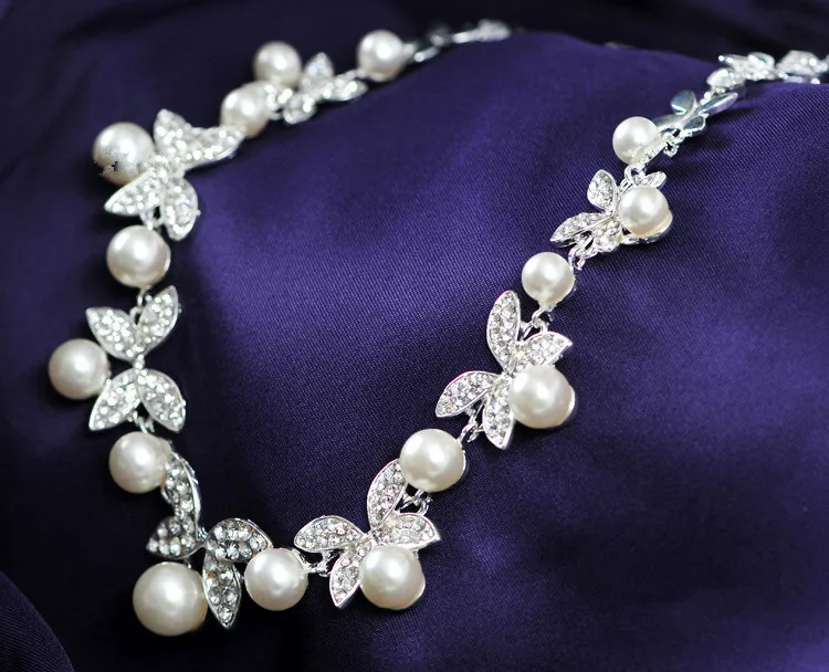 Комплект из колье и серёг с жемчугом|necklace earring set|earrings setearring necklace set |