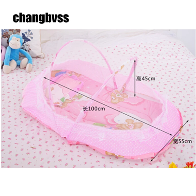 Комфортная москитная сетка для младенцев портативная дорожная кроватка ярких
