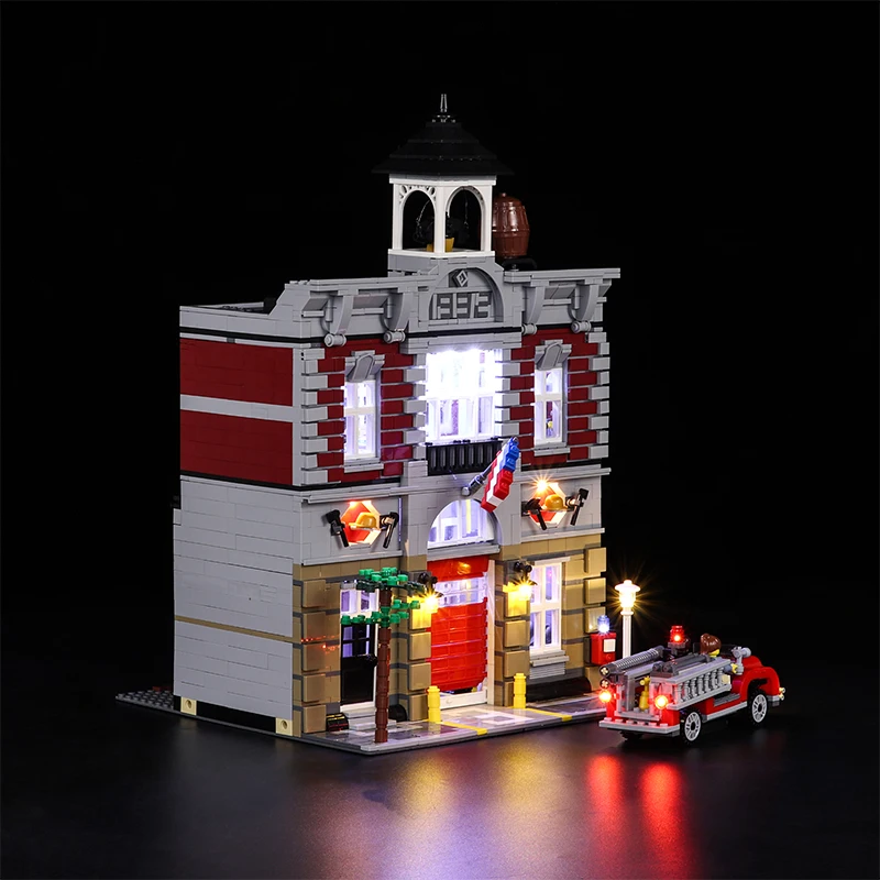 Светодиодный светильник совместимый для Lego 10197 Строительные кирпичи блоки