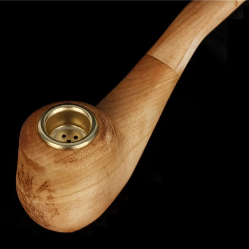 Винтажный держатель сигарет из цельной древесины ведро для дыма ручной работы