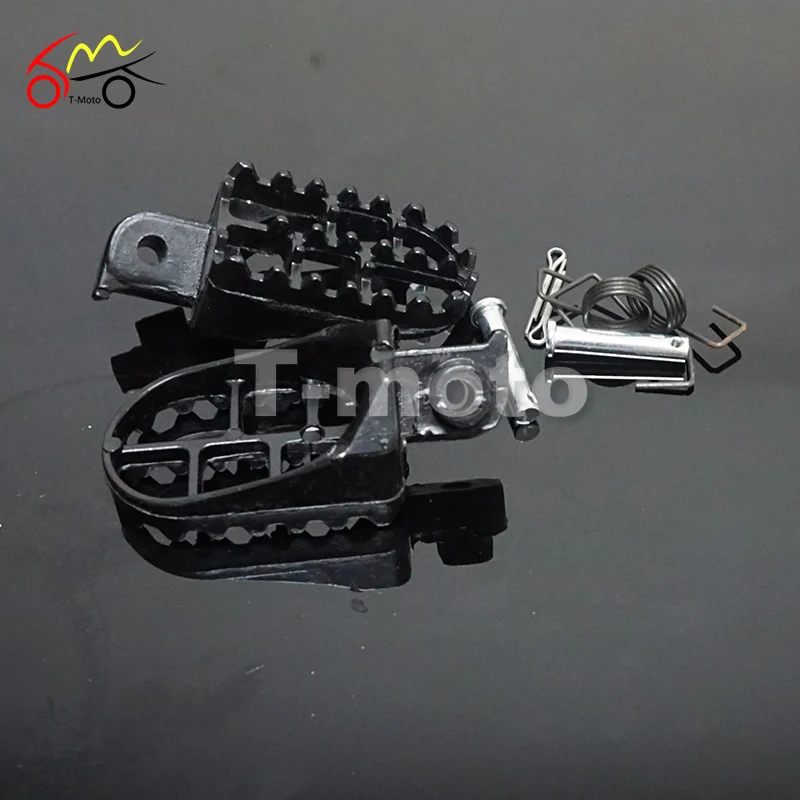 Мотоцикл Мотокросс Алюминиевые Подножки для ног подножки для XR50R CRF50 CRF70 CRF80 CRF100F Грязь велосипед ямы