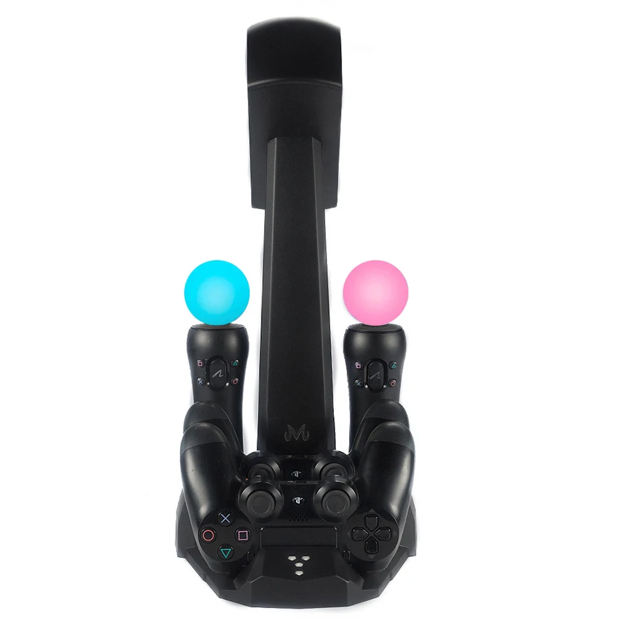 PS4 PSVR контроллер движения зарядное устройство Быстрая зарядка док стенд витрина для sony Playstation 4 Play станция PS 4 аксессуары для VR