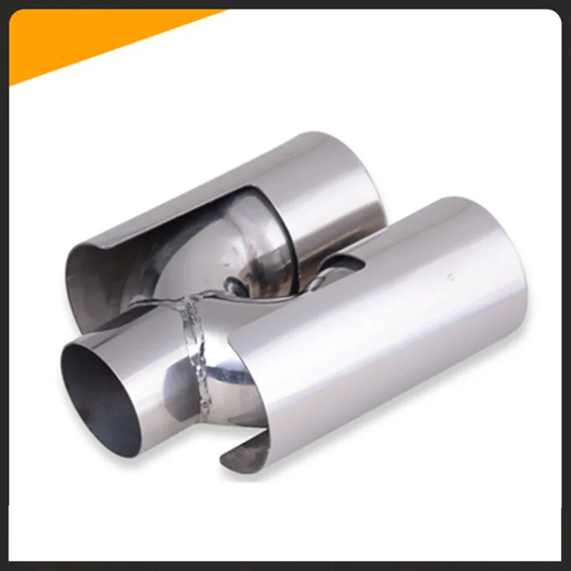 Welding Stainless steel dual Exhaust Muffler Tail Tip Pipe Car Silencer for BMW X1 X3 X4 car-styling | Автомобили и мотоциклы