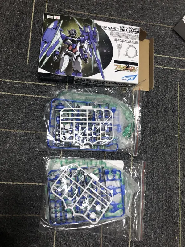 1 box with 2 sets Effectswings EW меч GN IV полный меч ДЛЯ Bandai RG HG 1/144 GNT-0000 00Q Gundam DE012 - Цвет: 1 box with 2 sets