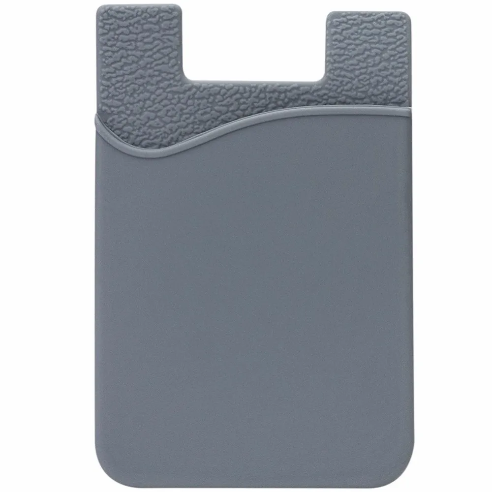 3Pcs/set Universal Rubber Silicone Wallet ID Card Holder Sleeve Stick Adhesive Case for Mobile Phone | Мобильные телефоны и