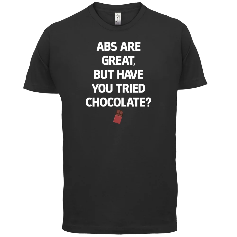 Abs отличный шоколадная Мужская футболка забавная/Диета/GymER здоровая с принтом