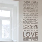 WXDUUZ Дом правила стены Стикеры S виниловые любовь Цитата семейный передачи лаундж художественная Наклейка на стену Стикеры домашний декор B510