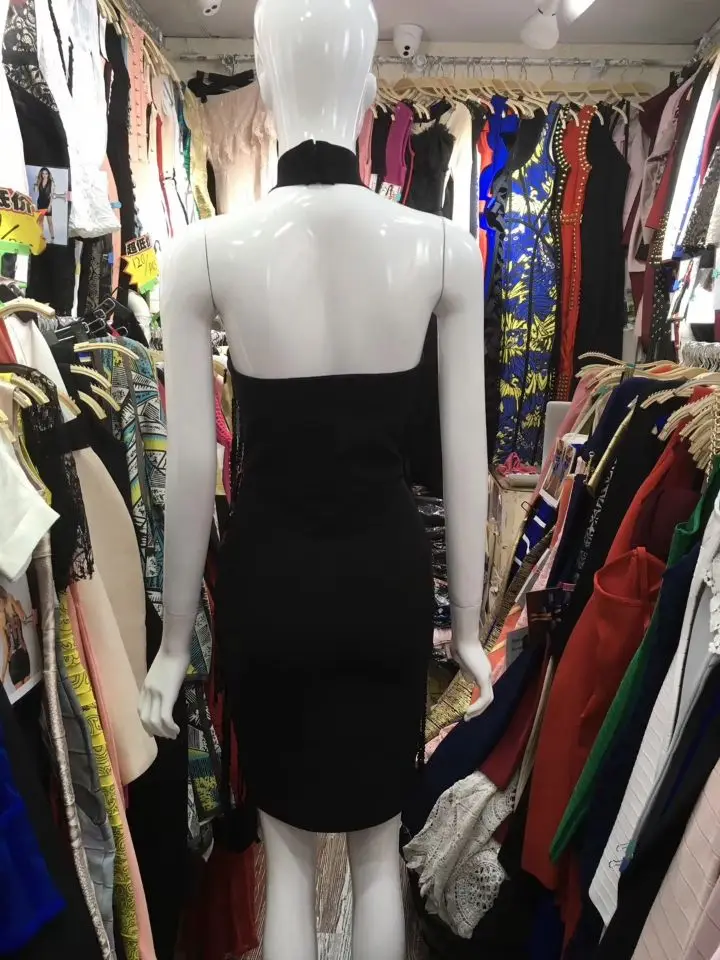 Deavogy 2018 Новый Vestido для соблазнительных женщин на бретелях с блестками эластичное
