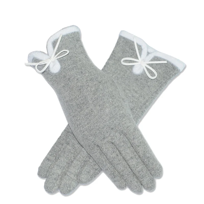 2017 Осень Зима Новые Модные женские кашемировые теплые перчатки с сенсорным