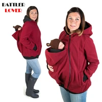 batterlover parenting baby carrier mother kangaroo hoodies women hoodies sweatshirt woman hooded sweatshirts outerwear 7 colors