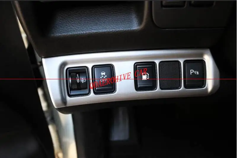 

QDAEROHIVE Car Headlight Switch Button Sequins Internal Stickers For Nissan Navara NP300 D23 2017-2019 TERRA 2017-2019