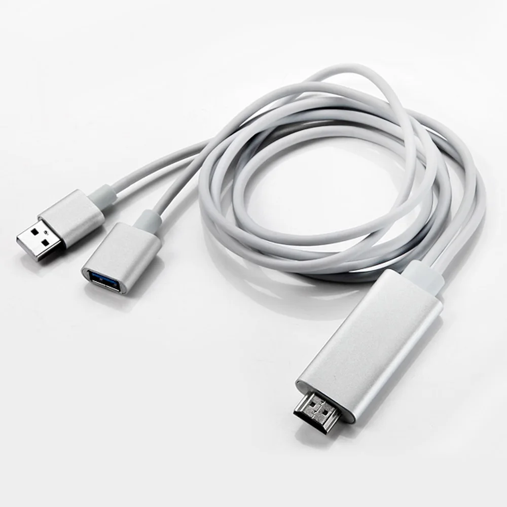 JRGK к HDMI HDTV AV кабель высокоскоростной экран видео для iPhone 7/6 s/5 ipad Samsung Huawei поддержка