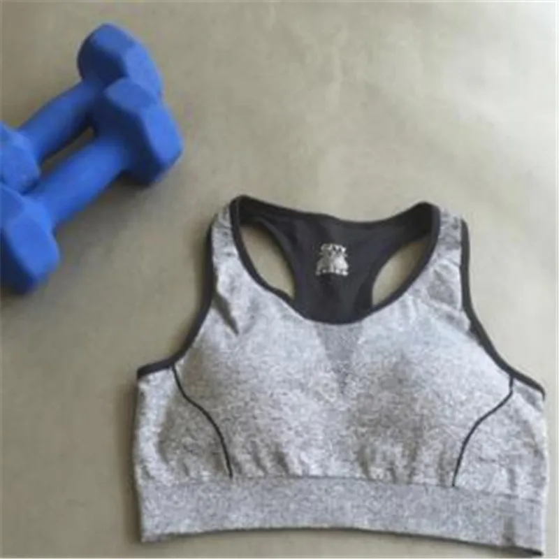 100pcs/Fitness Ladies Girls Running Gym sports Bra Tops Custom Logo Crane Exercise Workout Women Sports Bra