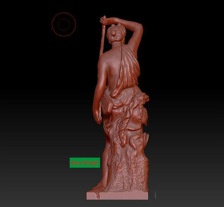 Новая модель 3D модели для ЧПУ или 3D-принтеров в формате STL Женский солдат |