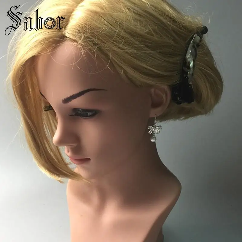 Серьги с бантом для вечеринки подарок женщин высококачественные серебряного