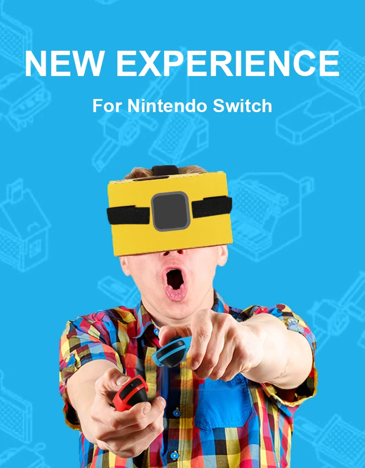 DIY очки виртуальной реальности, 3D очки VR для kingd Labo VR Kit, 3D очки, коробка для kingd Switch, игры для NS, аксессуары