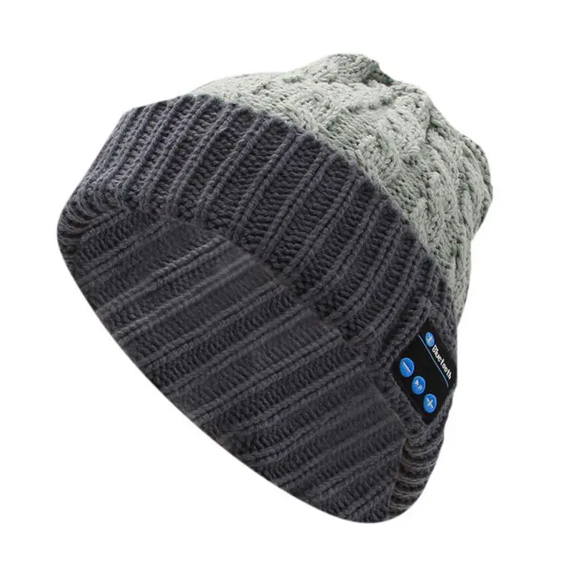 Портативные беспроводные Bluetooth наушники музыкальные кепки теплые шапки зимняя