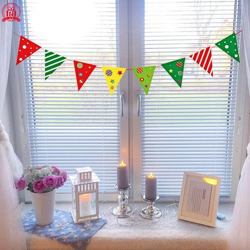 Декоративные бумажные качественные цветные фестивальные флаги вечерние класс