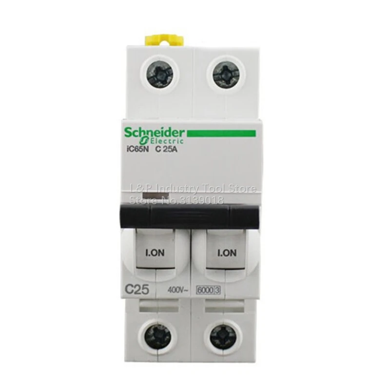 Новый оригинальный Schneider Electric Китай IC65N 2P C25A A9F18225 вакуумный мини Автоматический
