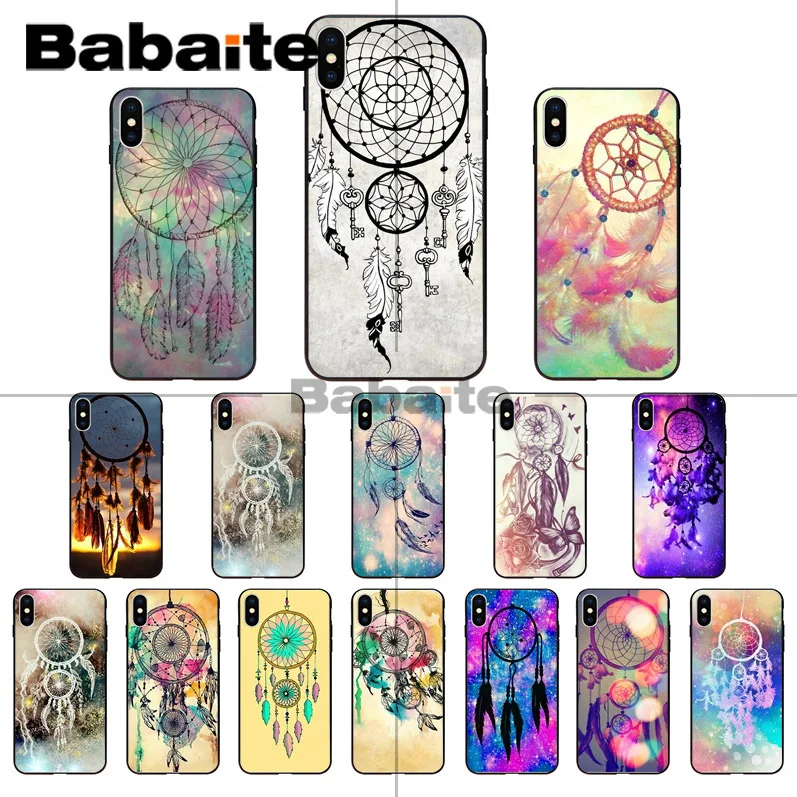 Мягкий Силиконовый ТПУ чехол с ловцом снов для iphone 11pro max iPhone X XS MAX 6 6s 7 7plus 8 8Plus 5 |