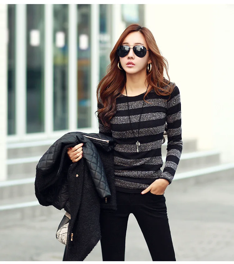 Пуловер женский вязаный 3 цвета на осень/зиму S-XXL | Женская одежда