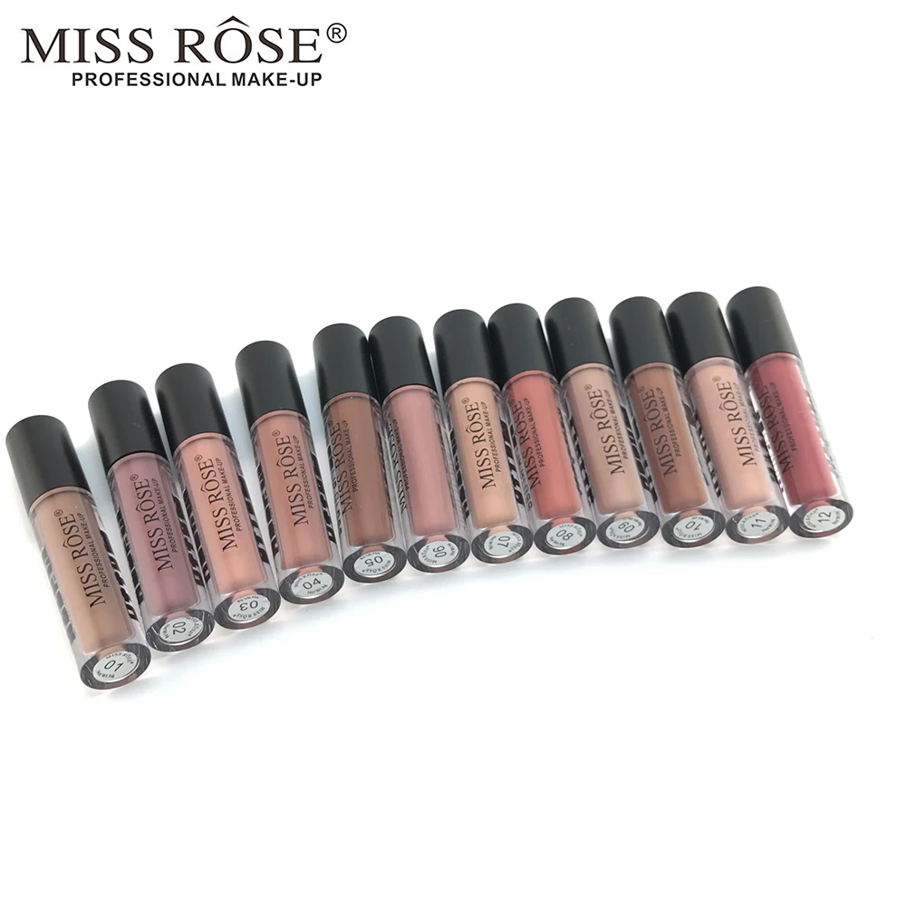 [MISS ROSE] Новый модный цвет красота красные губы губная помада матовая водостойкая