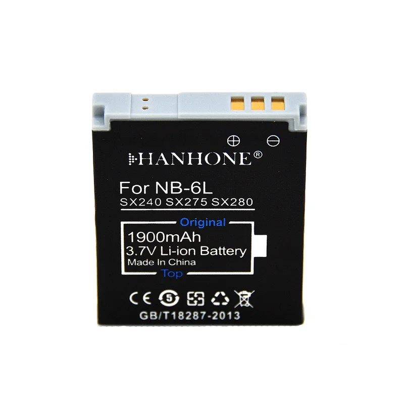 2PCS 1900mAh NB-6L NB 6L NB6L For Canon IXUS 310 SX275 SX280 SX510 200 105 210 300 S90 S95 SD1300 SD1200 SX240 HS SX500 Battery |