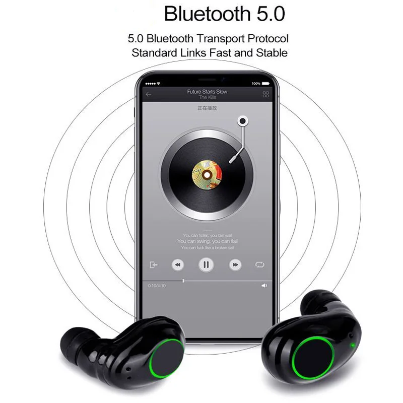X23 мини-наушники Bluetooth невидимые TWS истинные Беспроводные Bluetooth 5,0 гарнитура стерео IPX5 водонепроницаемые спортивные Bluetooth наушники