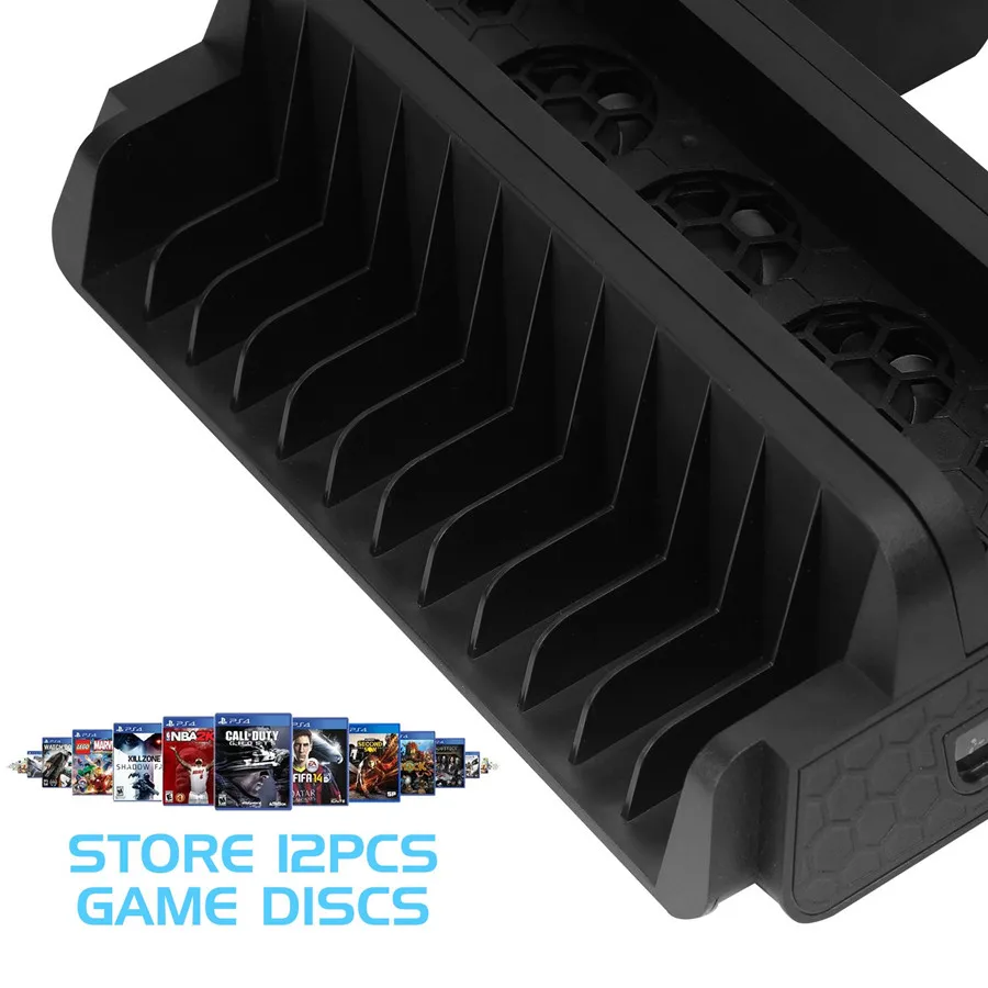 PS4 охлаждающий вертикальный контроллер вертикальная подставка PS4 контроллер зарядная станция для Playstation 4 Обычная охлаждающая подставка