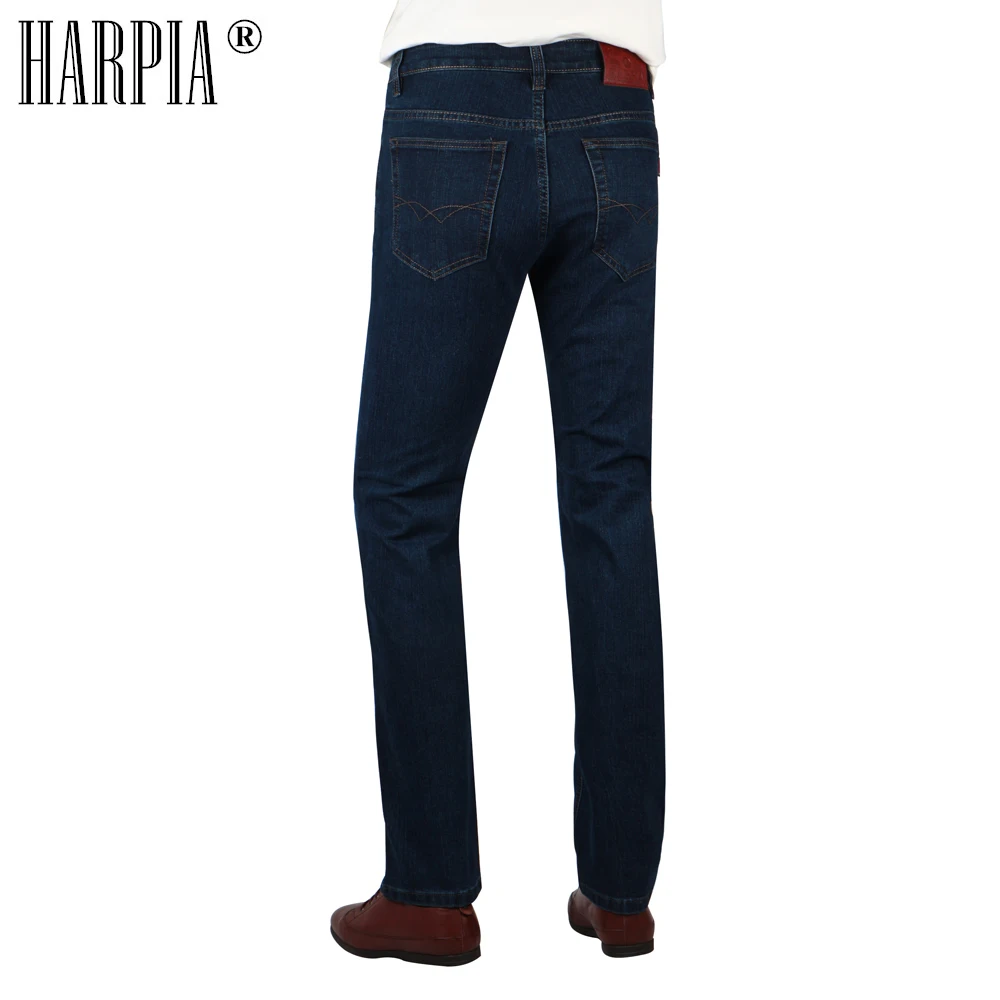 HARPIA/высококачественные джинсы для мужчин повседневные Прямые мужские