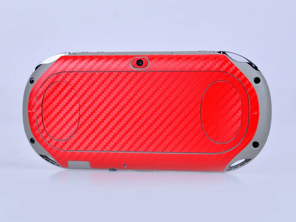 Красное углеродное волокно виниловая Защитная Наклейка для sony PS vita 2000 psv ita psv 2000 skins стикер s для psv 2000