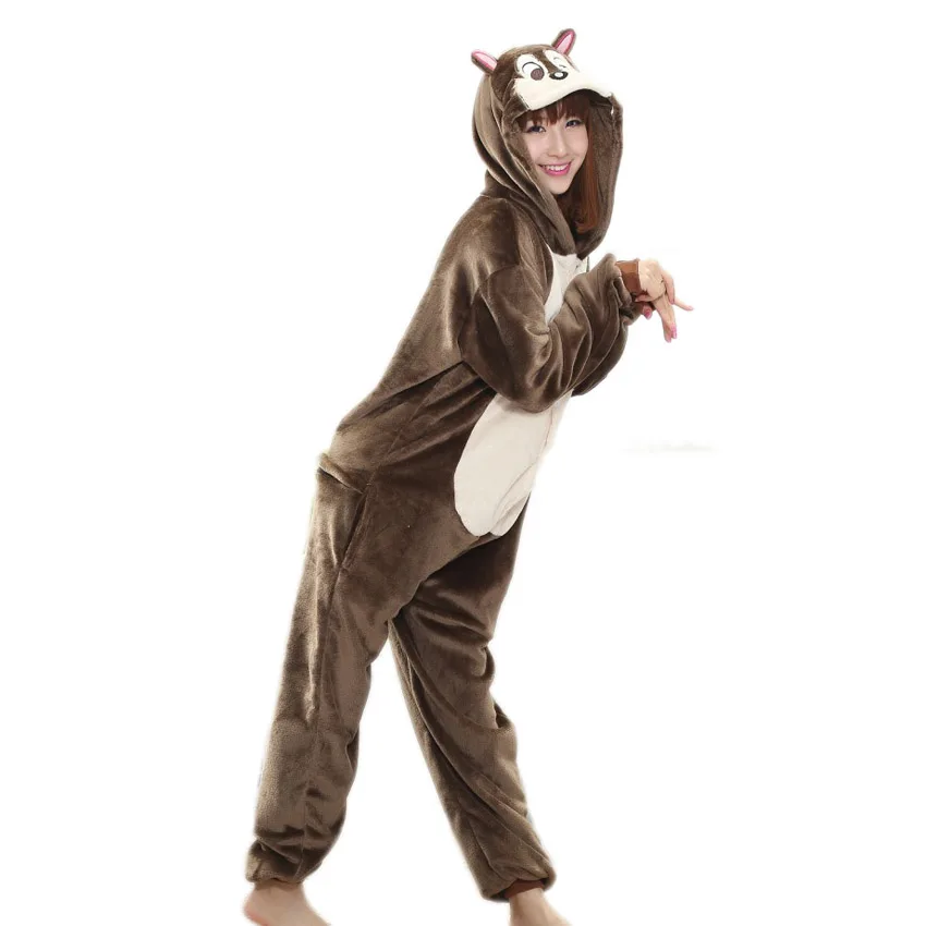 Милый динозавр Аниме Kigurumi пижамы для взрослых женщин животных мультфильм