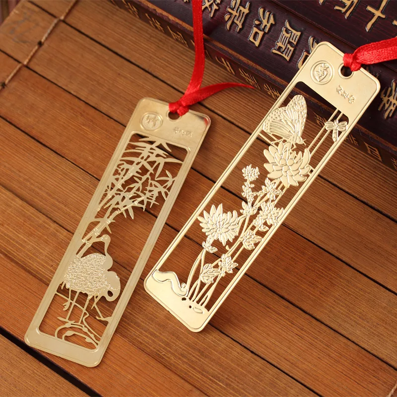 Новые милые красивые винтажные изысканные металлические вкладки для книги в