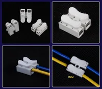 1000pcs CH-2 fast connection terminal, wire connector connector, column pressing type docking LED lamp CH-2 position.