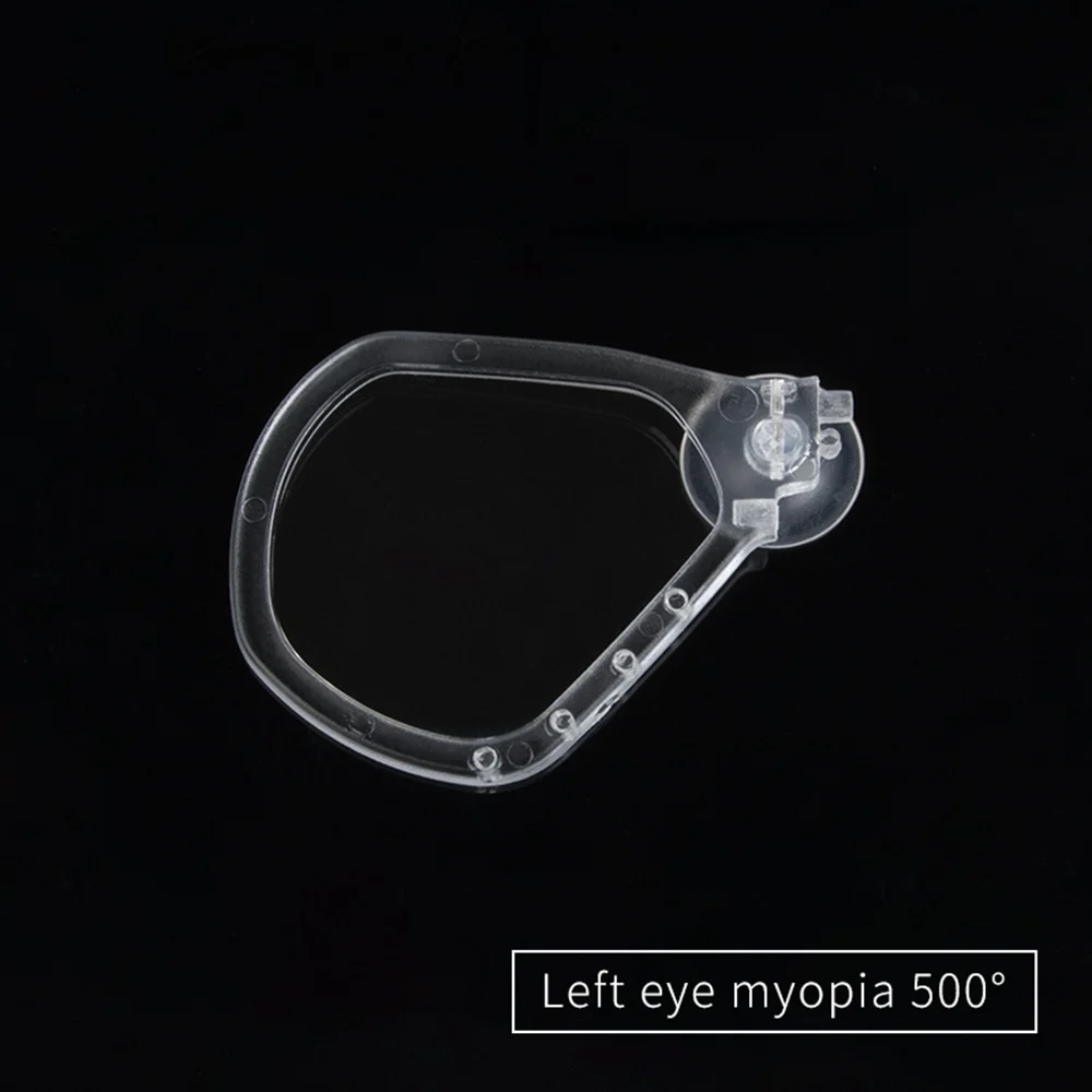 left myopia -500 Съемная маска для дайвинга линзы для близорукости для модели 4910 4100 профессиональная маска для плавания и подводного плавания Очки для подводной охоты - Цвет: left myopia -500