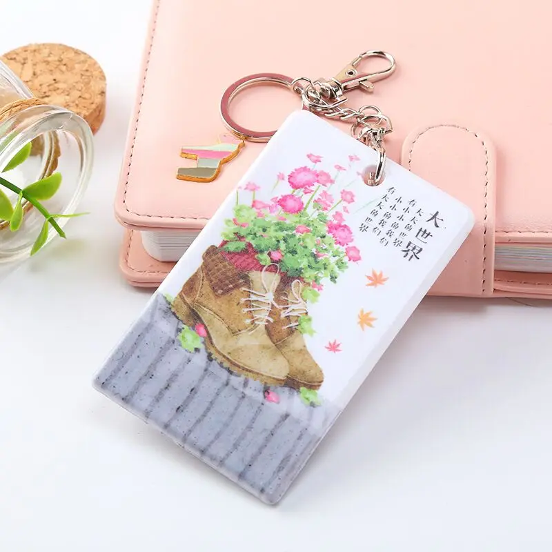 Кактус цветной держатель для карт чехол ID футляры кредитных автобус метро карта