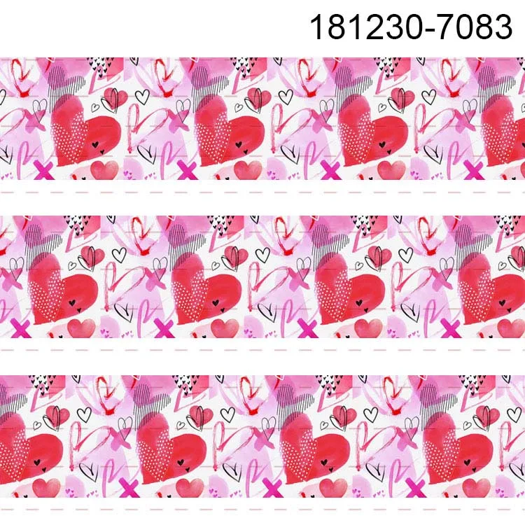 181230-7083 50 ярдов надписи Sweet Love Heart лента грогрен ко Дню Святого Валентина лента 7083-7092 - Цвет: 181230-7083