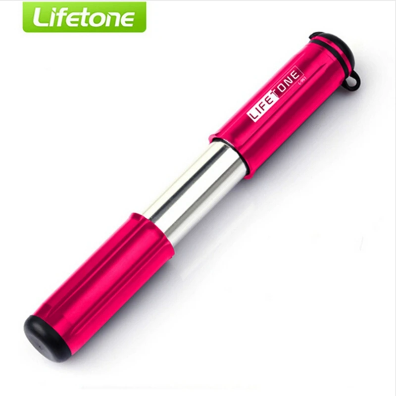 Велосипедный мини насос LIFETONE велосипедный из сплава нержавеющей стали
