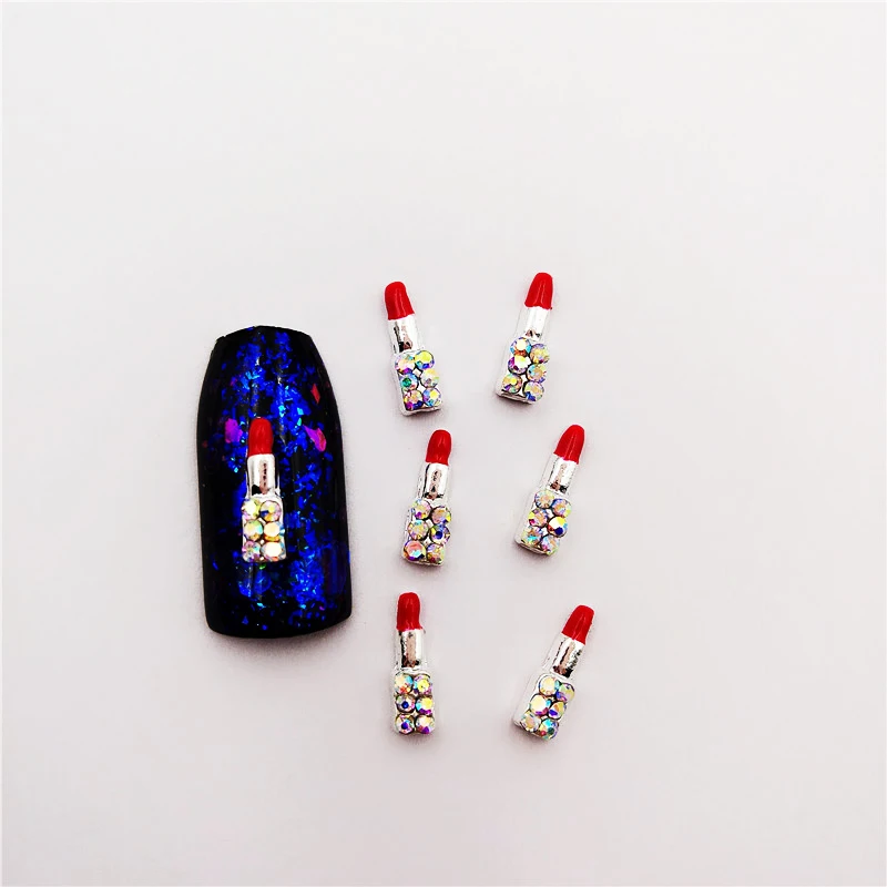 LEMAX совмещенные Товарные/коробка 3D сплава Nail Art Украшение Стразы Сумочка с