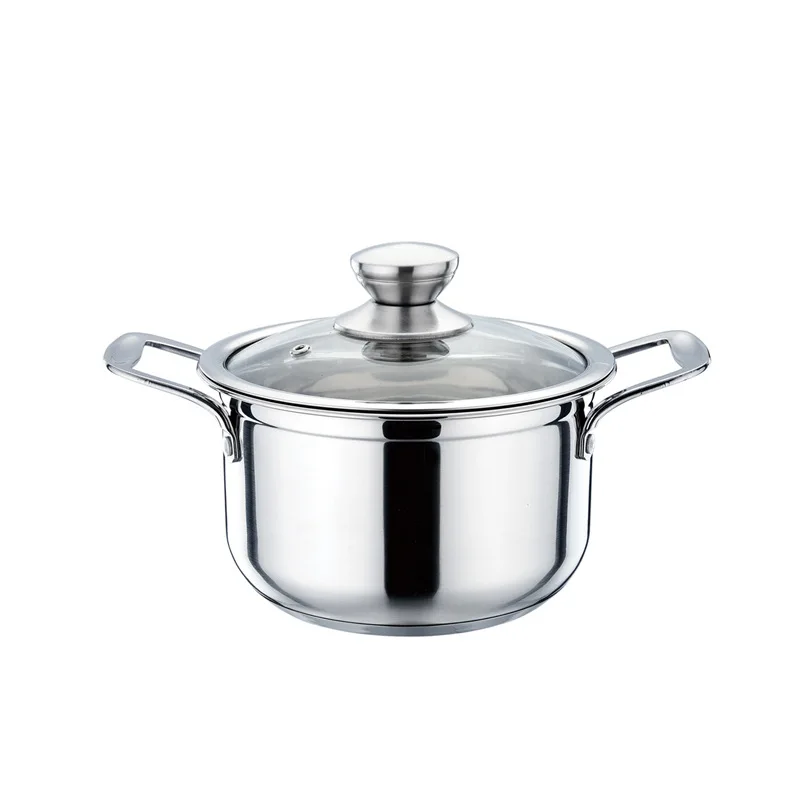 

Food grade household stainless steel pot general stove steel soup pot kitchenware non-magnetic stainless