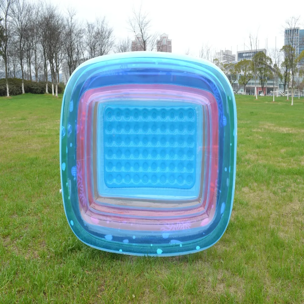 Многоцветные прямоугольные надувные бассейны из ПВХ размеры 143*105*75 см|pool pool|pool