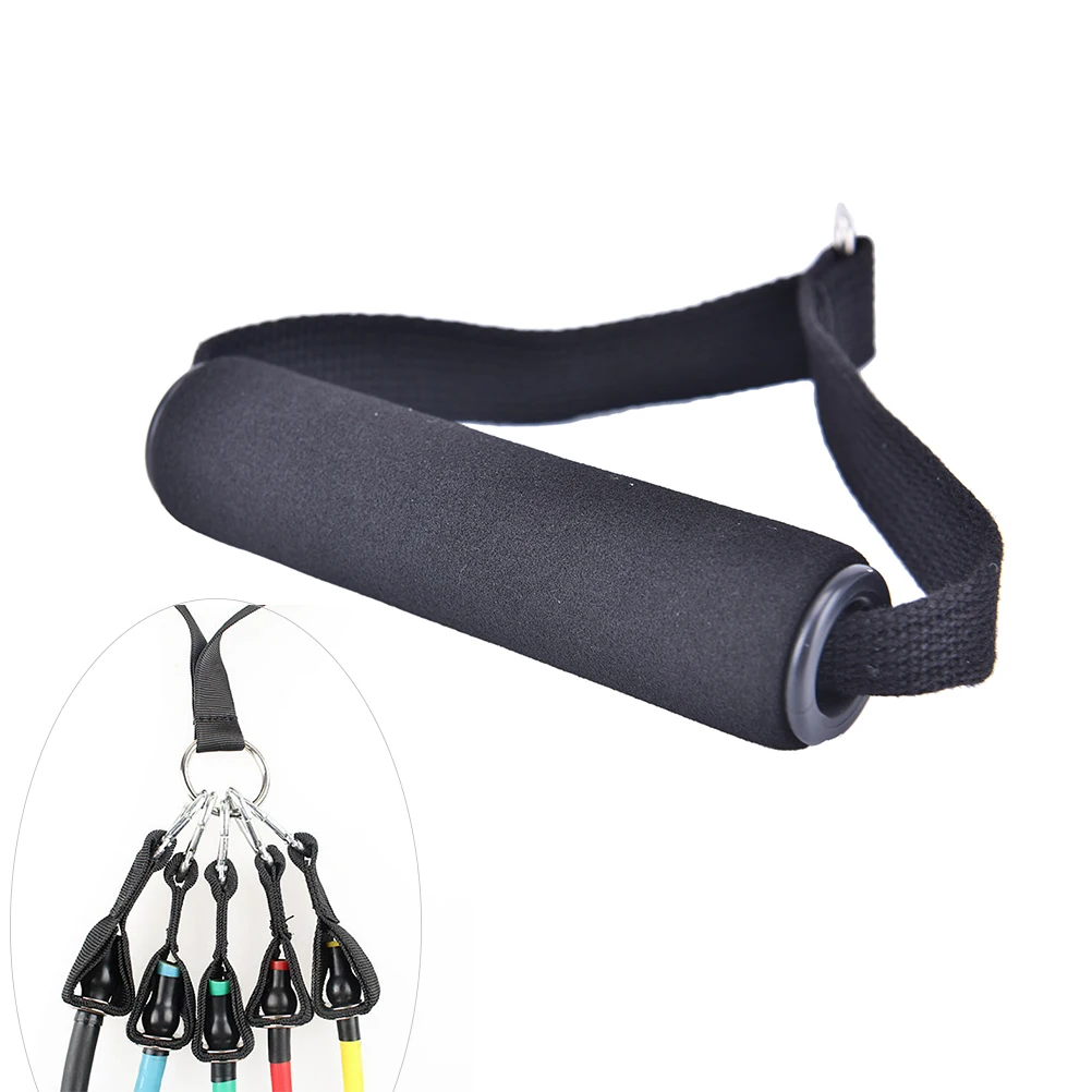 

New Resistance Fitness Band Tube Handles for Gym Training Exercise Workout Body Building with Foam