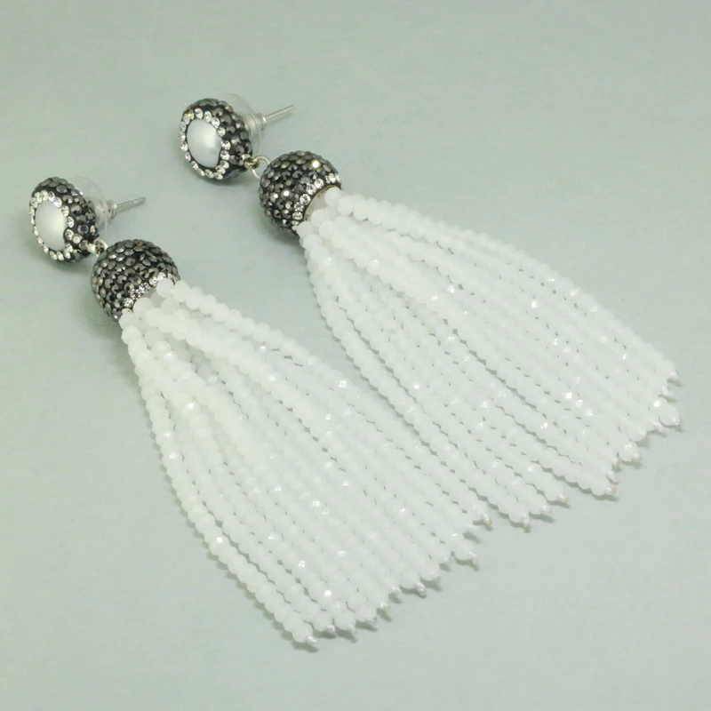 Новинка модные мятно-зеленые светло-голубые темно-розовые 12 рядов толстые бусины